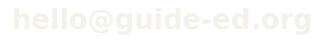 GUIDE-ED inquiry email address